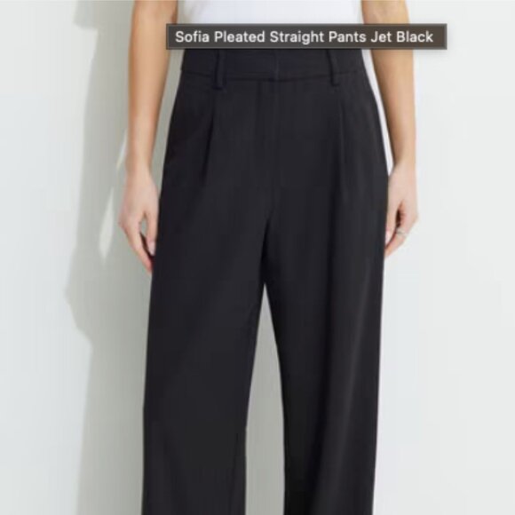 Dynamite Sofia black pleated pants - Picture 1 of 1